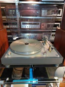 Preview: THORENS Phonograph S  Sondermodell in grau 80ger Jahre mit Ortofon 12